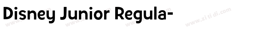 Disney Junior Regula字体转换